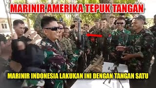 US Marine Gak Percaya, Marinir Indonesia Lakukan Ini dengan satu tangan