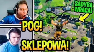 STREAMERZY REAGUJĄ NA *POWRÓT* 'SKLEPOWEJ SADYBY' W FORTNITE! & ( SHOTY FORTNITE )