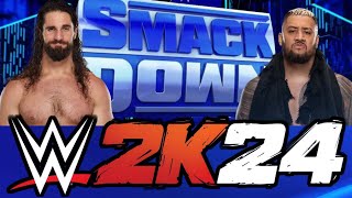 Seth Rollins vs Solo Sikoa (WWE 2K24)