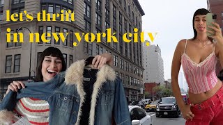 come thrifting with me in nyc! + haul 💕