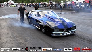 FULL Q1 - Nitrous Alley - Boosted - Cecil County Dragway $50,000 Pro Mod Invitational - Kurt On Top!