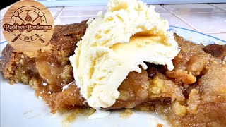 How to make Apple Dump Cobbler in Dutch Oven