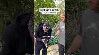 KSI DROPS $500k GOLD PRIME 😭#Prime #KSI #LoganPaul