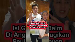 Paula Tolak Isi Gugatan Baim Wong #baimpaula