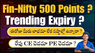 Fin-Nifty Expiry 500 Point Trending ? Banknifty Nifty Options Buying Trade Plan | CE or PE