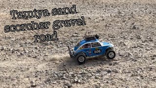 Tamiya sand scorcher gravel road