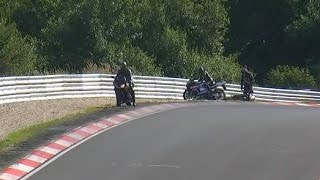 CRASH Motorbike 10.07.16 Nordschleife Touristenfahrer Unfall Accident