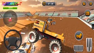 Monster Truck Hot Wheels Demolition Derby Games：Extreme Demolition Derby Truck - Android Gameplay