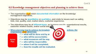 19  KMS   ISO 30401   Main Clause 6 Planning