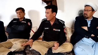 Hazara Town Visit SHO Izatullah & and DSP Ashiq Hussain