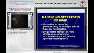 Cirugía de control de daños - Dr. Saúl Hernández - 01 de Diciembre 2010