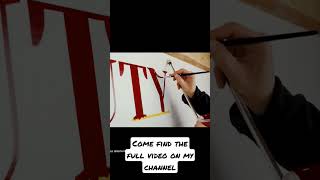 Hand painted lettering is SO COOL! 😎 - Sign Painting