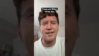 Trump and Biden TikTok Ban #comedy #shorts