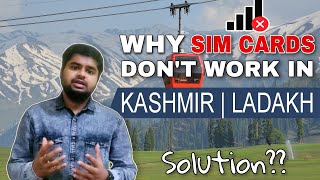 Why SIM Cards don't Work in KASHMIR, LADAKH 🇮🇳 | Easy Solution  - Free Prepaid To Postpaid !