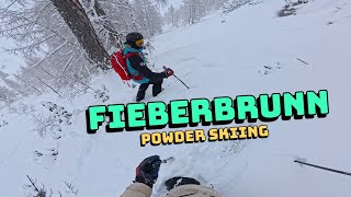 Fieberbrunn Powder Skiing shot with Insta360 Ace Pro