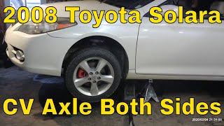 2008 Toyota Solara Front CV Axles Both SIdes