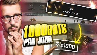 J'AI FAIT 1000 BOTS PAR JOUR PENDANT 1 SEMAINE (DE 13 A 20 AVG)