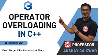 Operator Overloading in C++ | MSBTE SEM 3 - OOPS |  FOR IT / CO / AIML | SY DIPLOMA