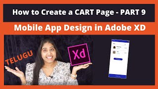 How to Create CART Page in Adobe XD - PART 9