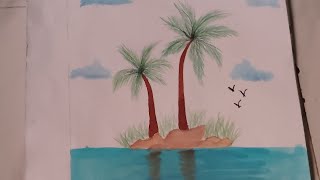 #art #drawing #simple scenary #painting #video #colour