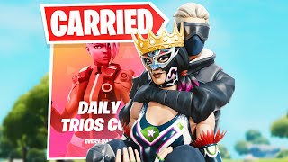 GETTING CARRIED IN THE DAILY TRIO CUP | HyphyAUS