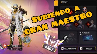 FREE FIRE Subiendo a Gran Maestro Gameplay