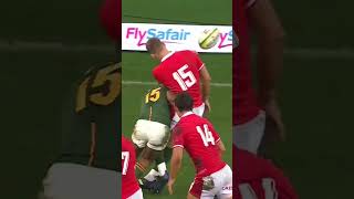 HUGE tackle by Damian Willemse | Check out more big hits on our channel! #shorts