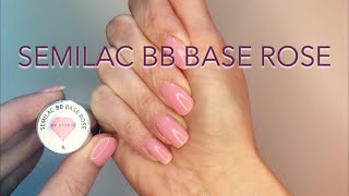 Semilac BB Base/Rose Test | Polski