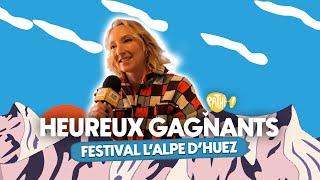 FESTIVAL DE L'ALPE D'HUEZ - Audrey Lamy pour HEUREUX GAGNANTS