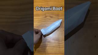 Origami Boat (barco) // Nível iniciante #boat #barco #origami #dobradura #papercraft #sea #marinha