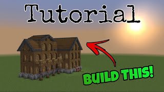 How to build this wooden MANSION - Minecraft Tutorial