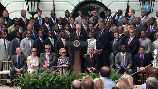 2012 Super Bowl Champion New York Giants @ The White House