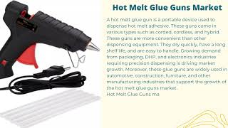 Hot Melt Glue Guns Market