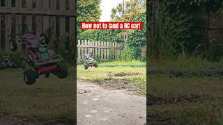 How not to land a RC Car!! Starring a Tamiya Frog #phonk #music #beats #short #tamiya #frog