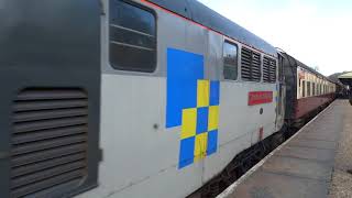 BR Class 31 departing Horsted Keynes Station on the Bluebell Railway - Diesel Gala 2018