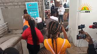 DJ AISHER ARRIVAL AT JKIA, NAIROBI, ALL HER FAMILY MEMBERS AT THE AIRPORT