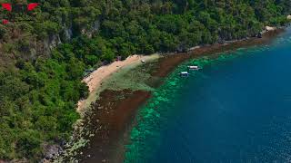 Escape to Paradise: Aerial Footage of Coron’s Secluded Beaches | 4K Drone Video With Relaxing Music