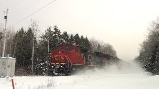 CN 2146 West, Wentworth Station, Nova Scotia 01-25-2014