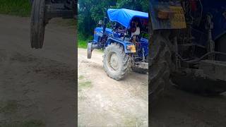 Eicher 380 tractor trolley lifting amazing stunt #short