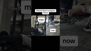 Bench Progress 190x3 #benchpress #benchprogress