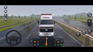 Travel in heavy  rain 🌧 BCM heavy truck driving | Truck simulator Ultimate android mobile gameplay