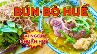 THƠM NGÀO NGẠT MẮM RUỐC QUYỆN XẢ CÂY!!! SIÊU TOPPINGS - SIÊU NGON BÚN BÒ HUẾ HƯƠNG!!! Saigon's Best