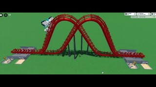 4D Coaster with Transport Hack | Roblox | Theme Park Tycoon 2 | TPT2 | Building Tutorial