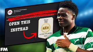 USING FUT CHAMPS REWARDS INSTEAD OF TRANSFERS IN FM24 | FC/FM Mashup Challenge