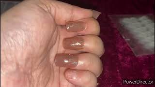 घर पर मात्र 50 रुपए मे करें पार्लर जैसे nail Extensions //Nail Extensions at home