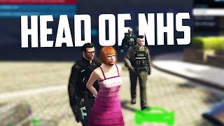 Head of NHS saves me from ANGRY Police Man! (GTA RP FiveM CMG)