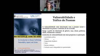 Webinário "Regime Internacional de Enfrentamento ao Tráfico de Pessoas"