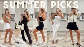 Summer Clothing Try On Haul - Summer Wardrobe Staples - ASOS, Mango, H&M, lululemon, Amazon