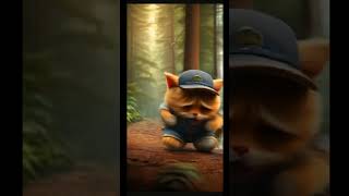 cats ai video cats gym power #cat #funny #talkingtom