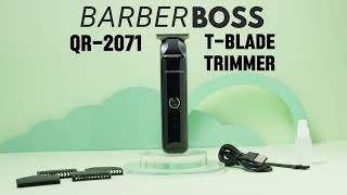 BarberBoss QR-2071: The Ultimate Men’s Grooming Kit with 4 Guide Combs!